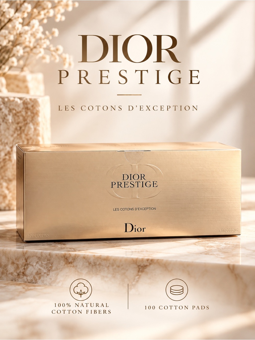 Dior Prestige Les Cotons d’Exception 100 Cotton Pads